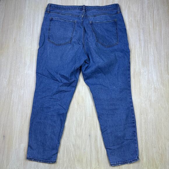 Old Navy High Rise OG Straight Secret Smooth Pocket Medium Wash Denim Jeans 16 - Picture 4 of 13